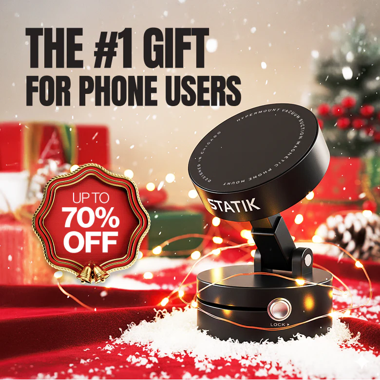 HyperMount Vacuum Mount | 70% OFF Christmas Sale | Gen 2