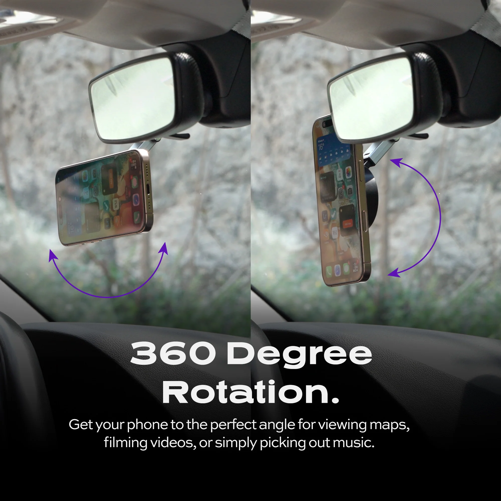 HyperMount | Vacuum Car Mount | Compatible with All Smart Phones | iPhone or Android LP2 | Gen 2 - Image 4