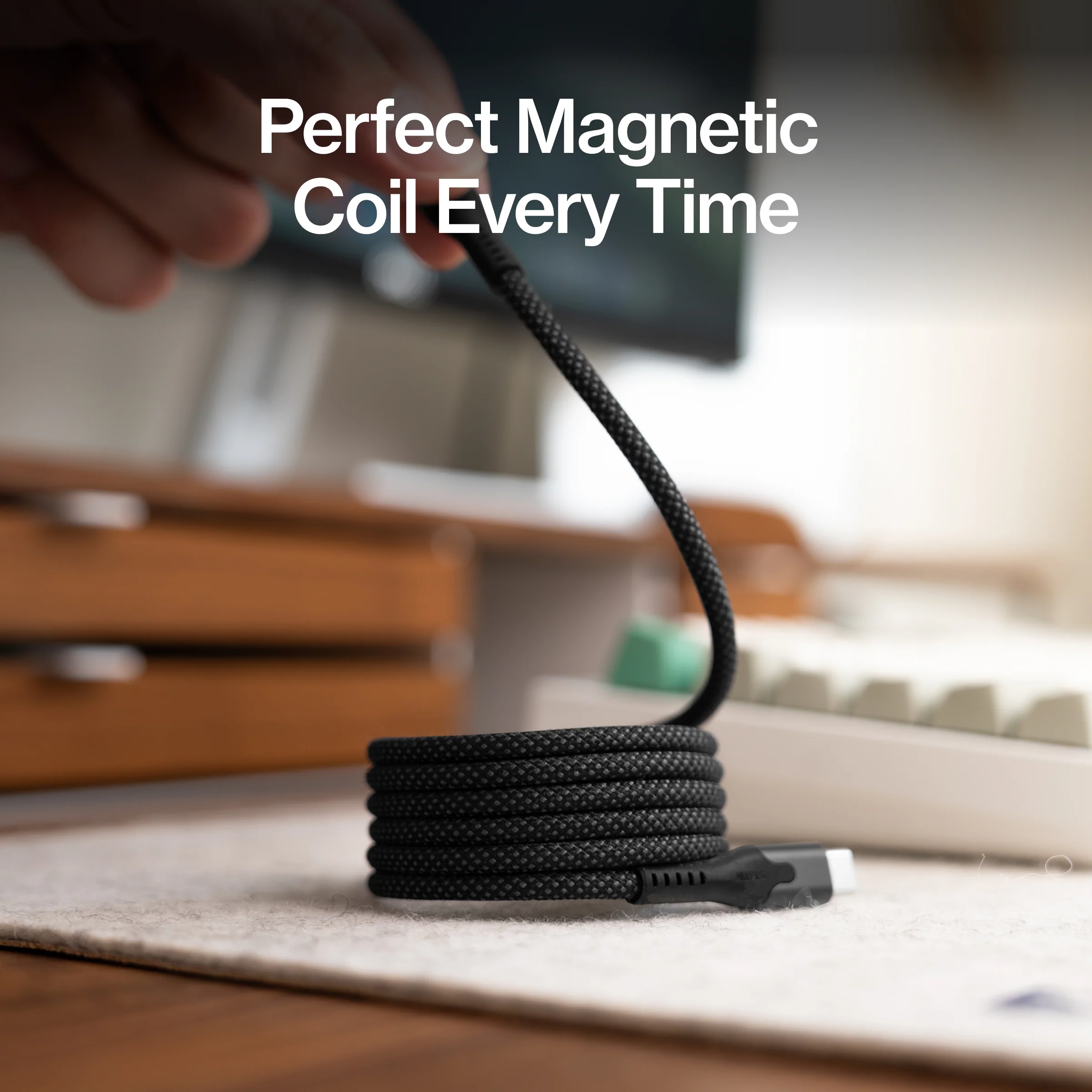 MagStack® Pro | Fast Charge & Data Cable | Tangle-Free Magnetic Nylon - Image 36