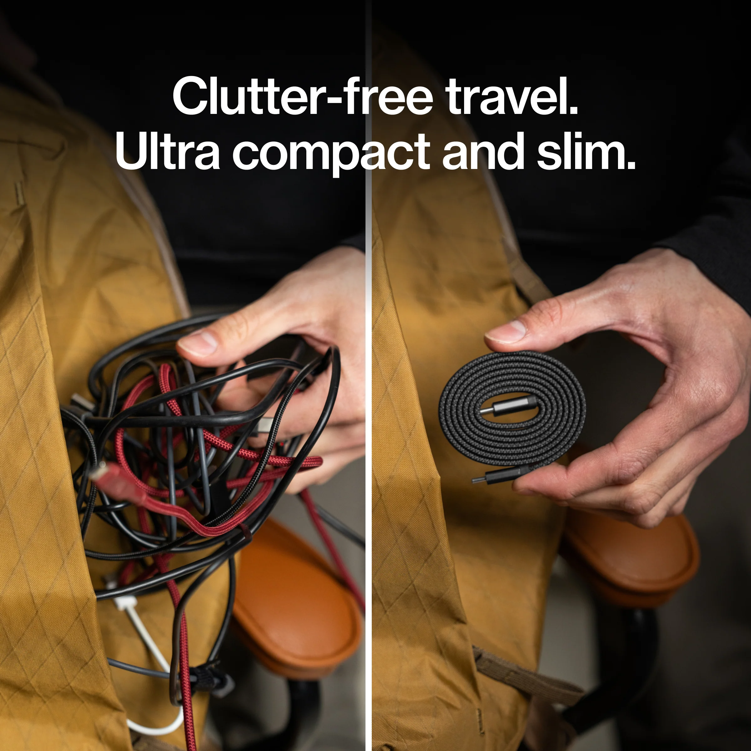 MagStack® Slim | Tangle-Free Magnetic Nylon | Charge & Data Cable - Image 5