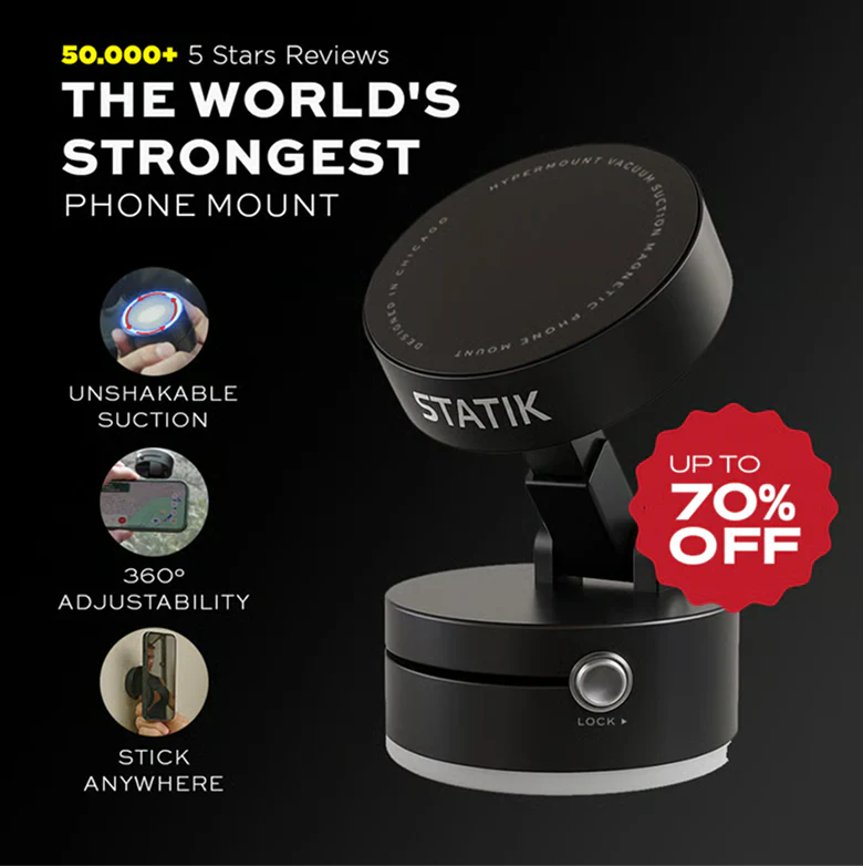 HyperMount Vacuum Mount | 70% OFF | Gen 2