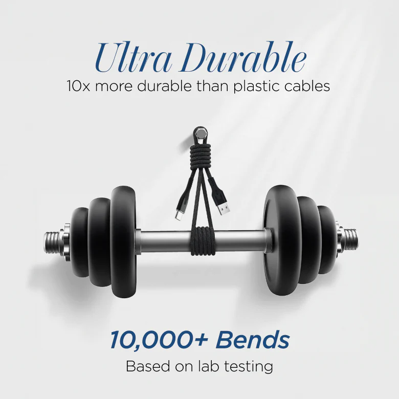 MagStack® | Tangle-Free Magnetic Nylon | Charge & Data Cable LP3 - Image 3