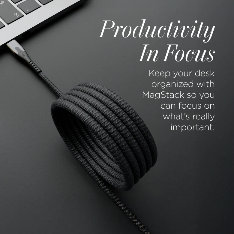 MagStack® | Tangle-Free Magnetic Nylon | Charge & Data Cable LP3 - Image 6