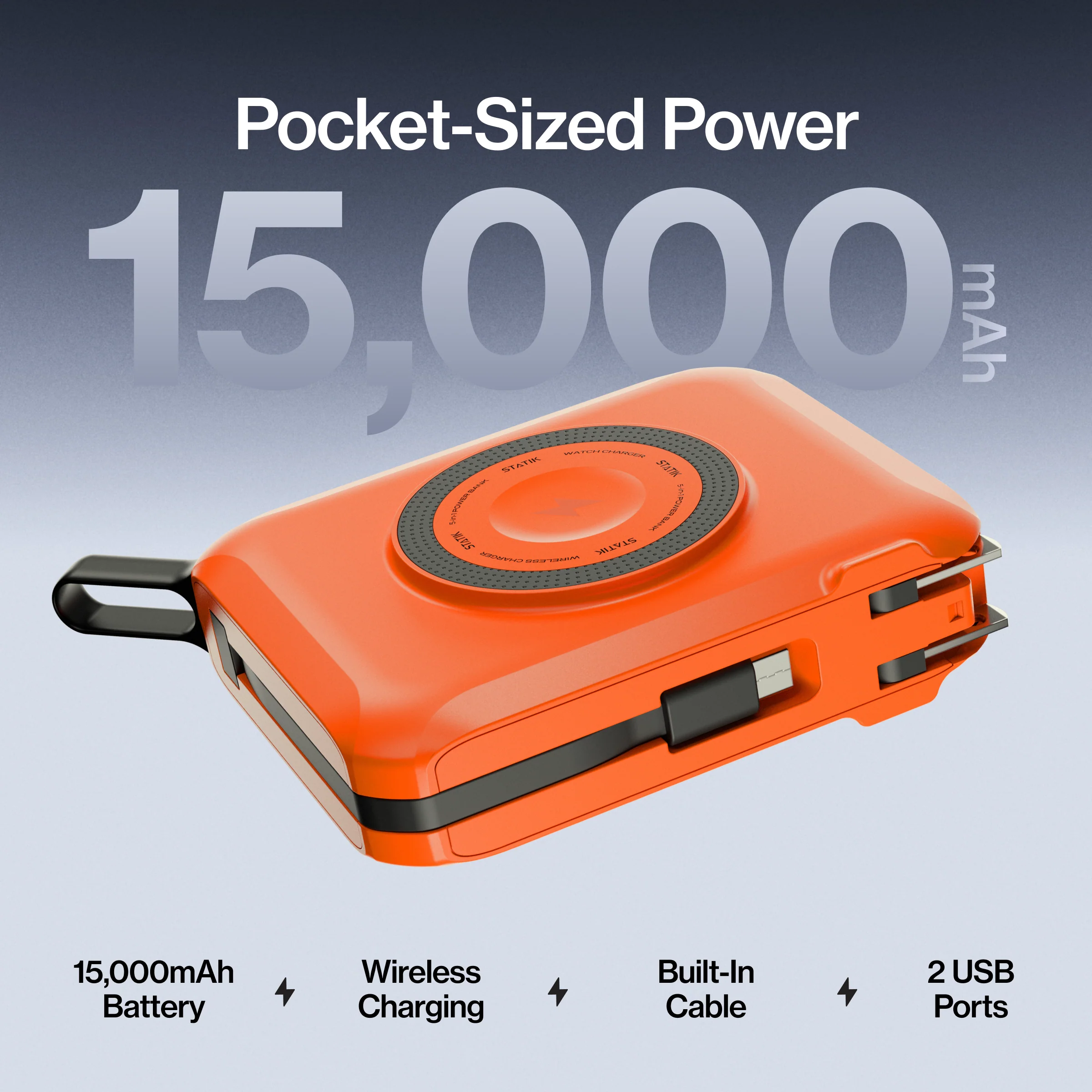 SmartCharge Pro | 15,000 mAh PowerBank and Charger - Image 15