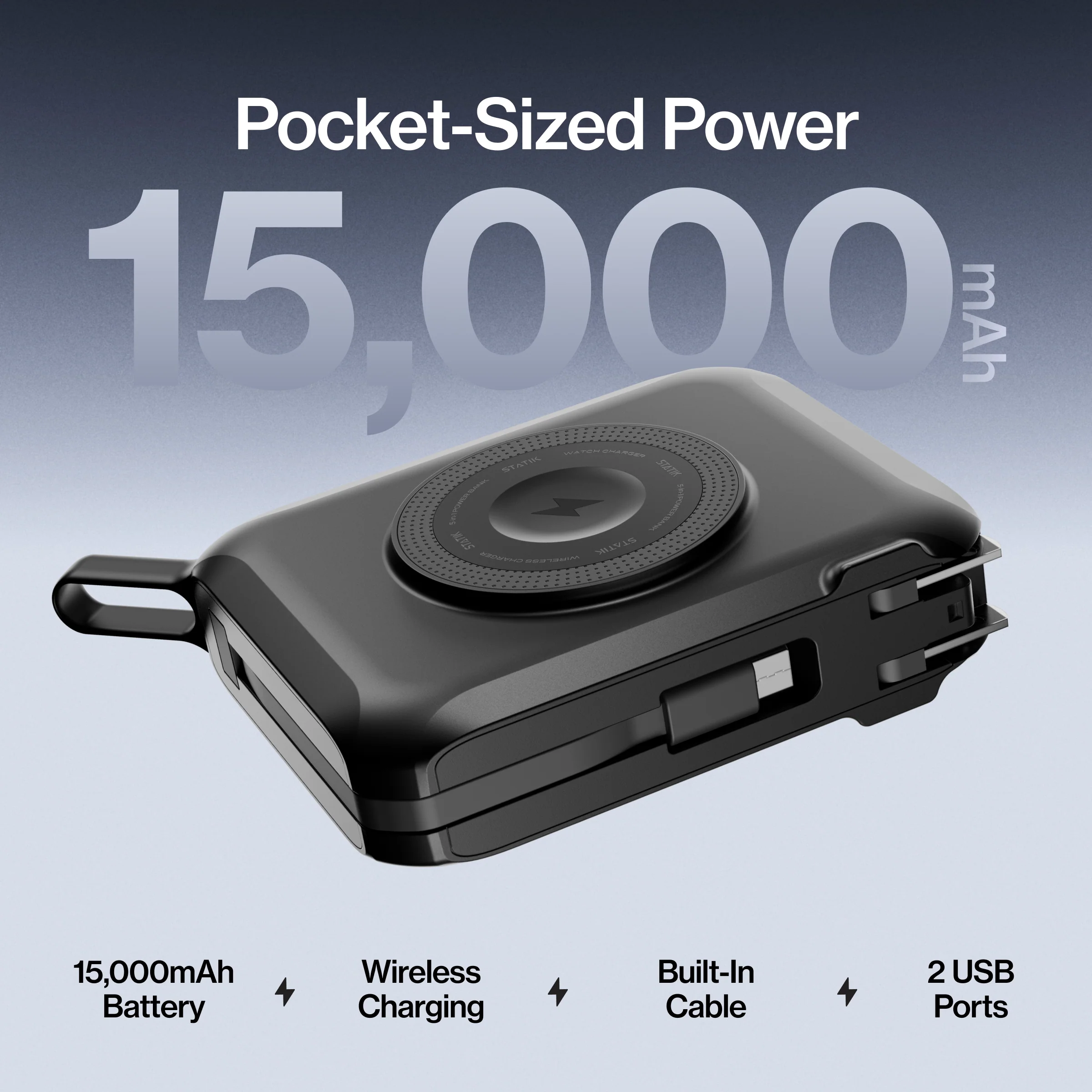 SmartCharge Pro | 15,000 mAh PowerBank and Charger - Image 8