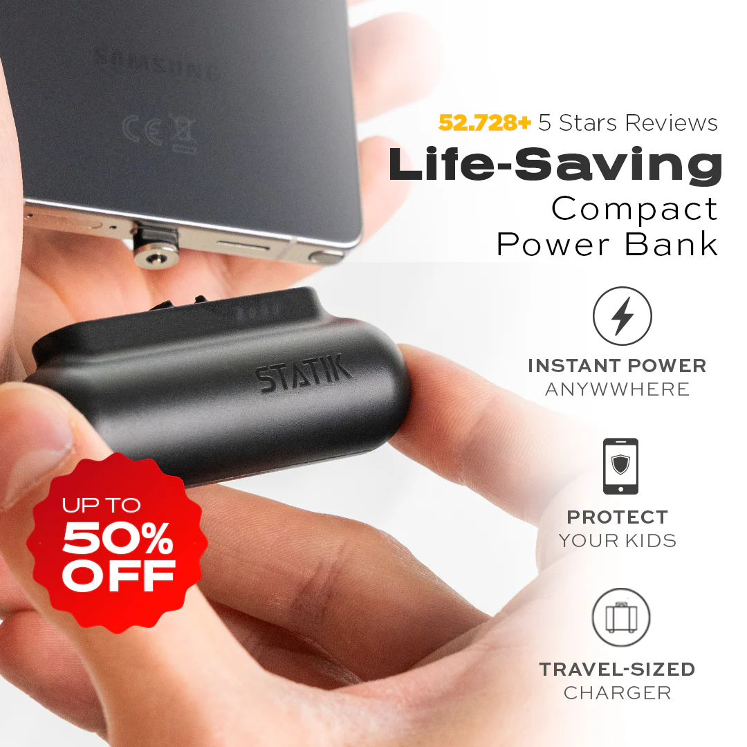 Snap-N-Charge® | Universal Magnetic Power Bank LP3