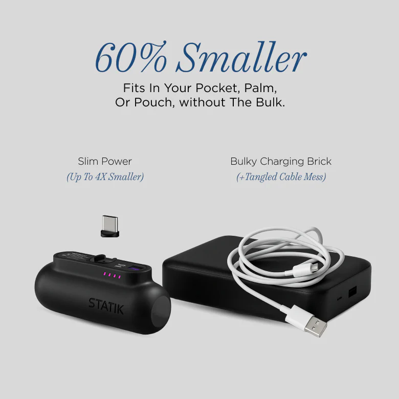 Snap-N-Charge | Ultra Tiny Power Bank | 70% Off - Image 2