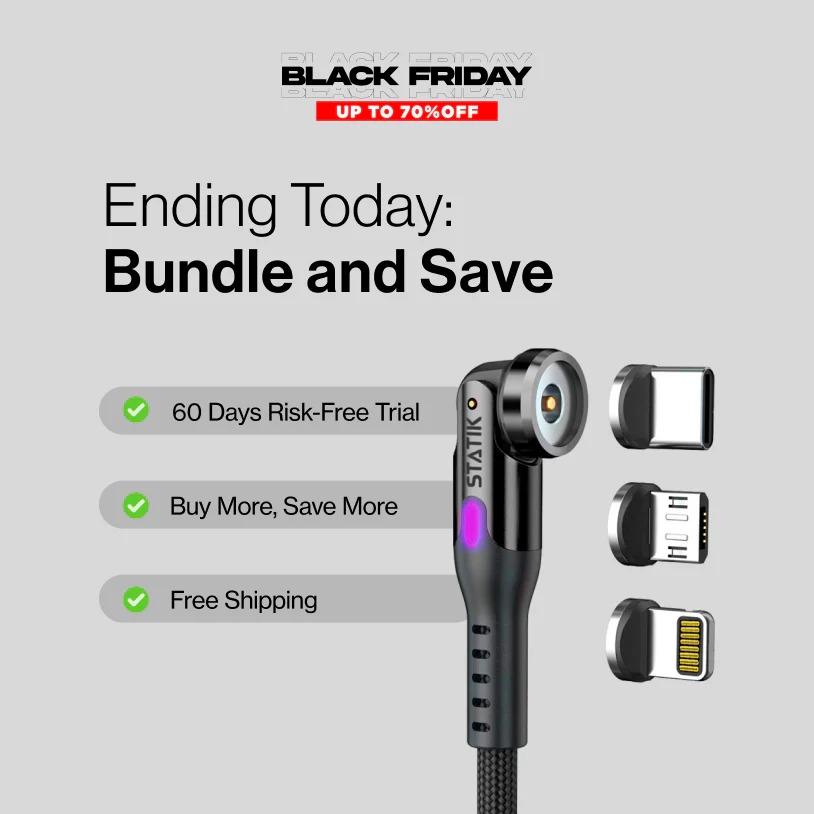 Statik® 360 | 3-in-1 Universal Rotating Charging Cable - Image 7