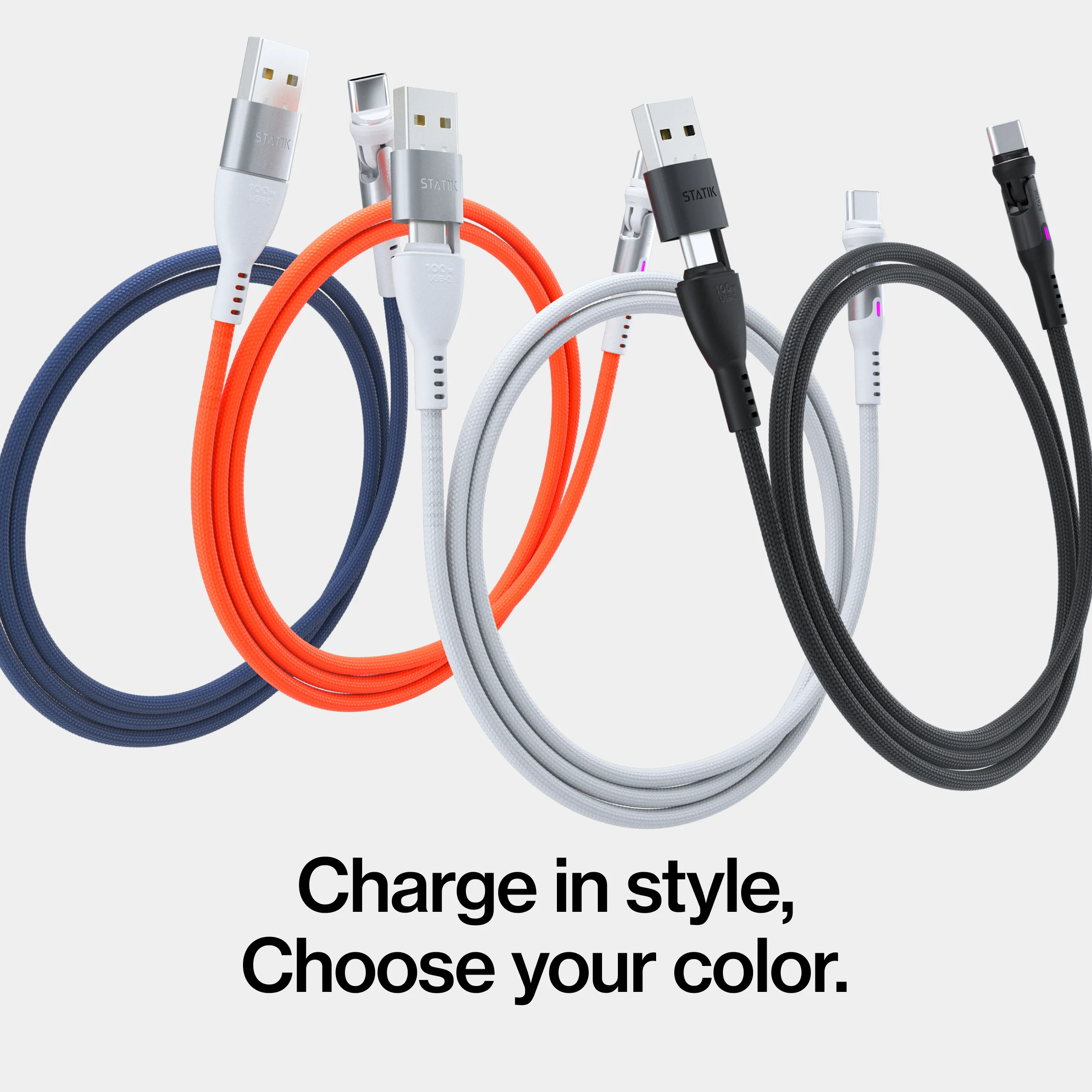 Statik® 360 Pro | 100W Universal Charge & Data Cable - Image 23
