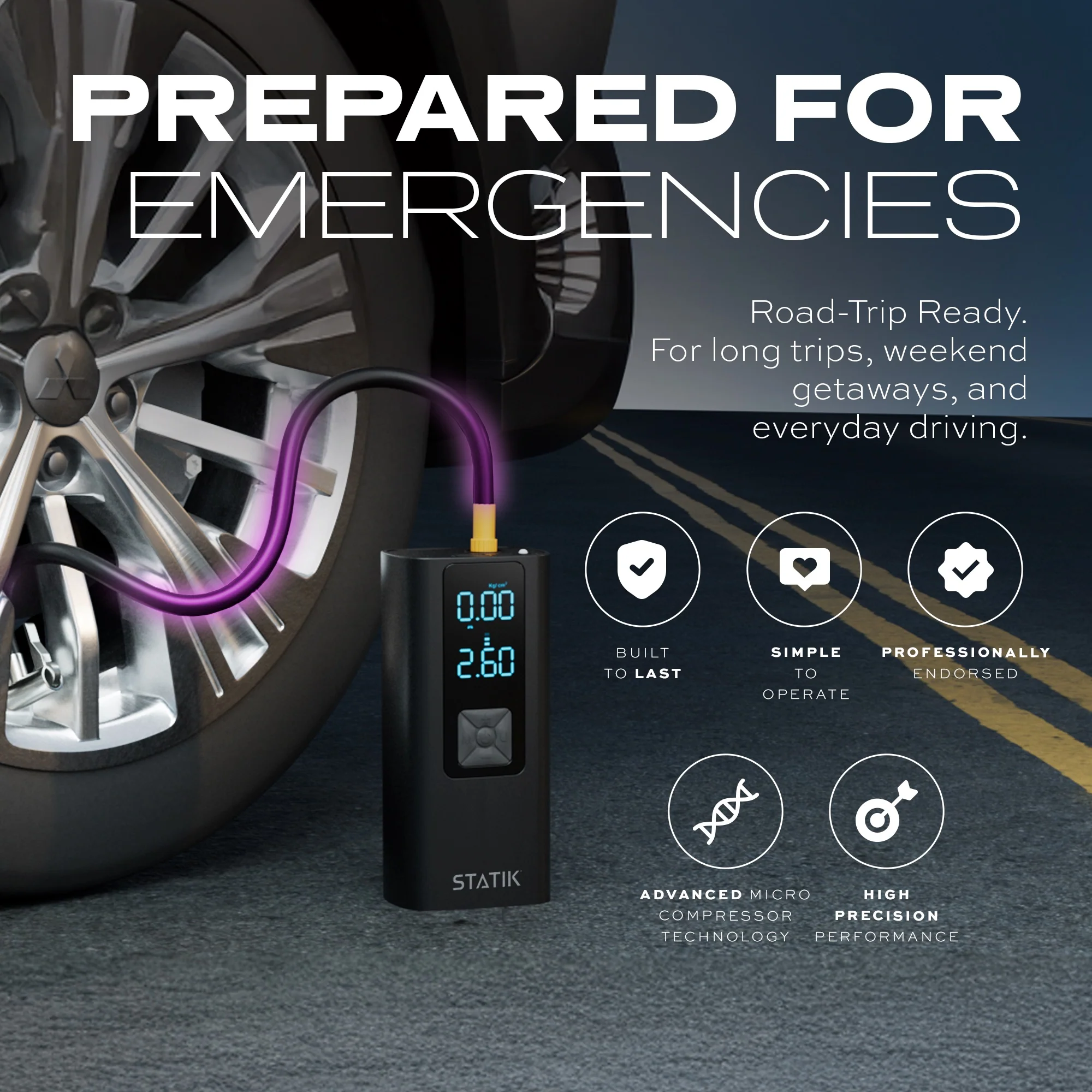 Tire Hero™ | Wireless Air Pump LP - Image 4